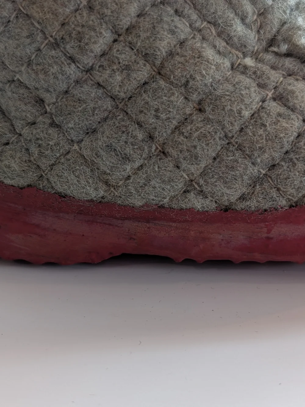 VTG Nesnalobben Wool Winter Boots Toddler Size 10T Handmade in Norway Gray Red